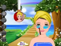 Rainbow makeup wajah games Screen Shot 4