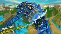 RollerCoaster Rush :Crazy Fastest Coaster Ride Sim Screen Shot 1