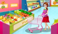 खाद्य खरीदारी लड़कियों के खेल Screen Shot 5