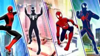 Flying Iron Spider - Rope Superhero Screen Shot 3