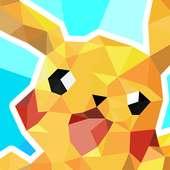 Pokemon Poly Art - Free Coloring
