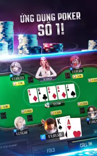 Poker Online: Texas Holdem Trò chơi Casino Games Screen Shot 1
