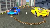 Crazy City Chained Cars Games 2018 Screen Shot 1