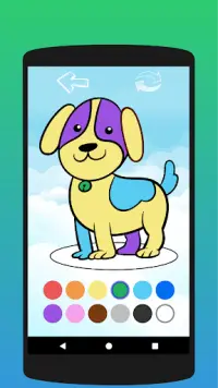 Coloring for Kids: Color the Dog Screen Shot 3