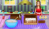 Princess Chocolate Cake Maker Game: Doll Cake Screen Shot 4