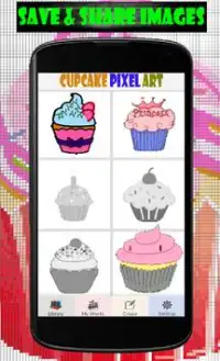 Cupcake Color By Number Screen Shot 1