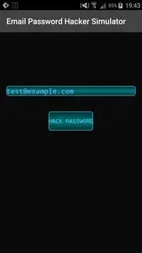Email Password Hacker Sim Screen Shot 0