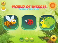 Puzzles for kids World of Insects Screen Shot 6