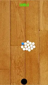 Roll Balls into hole Screen Shot 0
