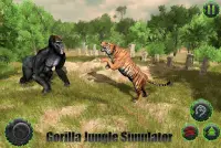 Angry gorilla vs Dinosaur: Wild Jungle Battle Screen Shot 2