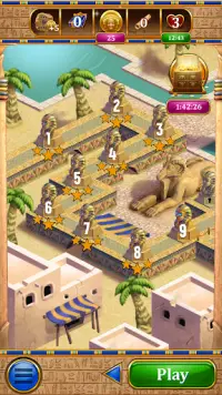 Scheda del Faraone - gioco di carte solitario Screen Shot 2