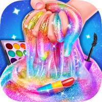 Makeup Slime - Fluffy Rainbow Slime Simulator