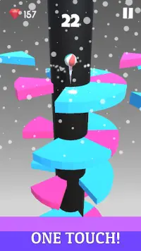 Tower Crash: Spiral Ball Jump Game 2019 Screen Shot 2
