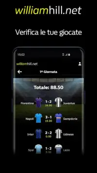 Mastercalcio by williamhill.net Gioca Gratis Screen Shot 2