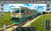 Euro Train Driver Sim 3D - free train driving game Screen Shot 2