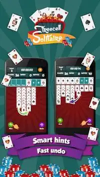 Freecell - Solitaire Card Game Screen Shot 2