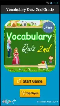 Vocabulary Quiz 2nd Grade Screen Shot 0