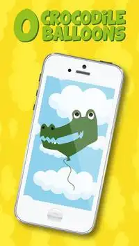 Crocodile cookie balloon crush Screen Shot 0