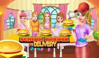 स्कूल वितरण बर्गर खेल Screen Shot 7