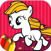 Pony Coloring For Toddlers