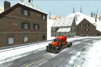 nieve camión carreras coches Screen Shot 4