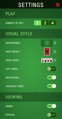 Spider Solitaire Screen Shot 3