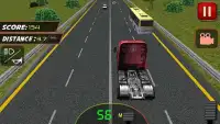 highway traffic sim racer Screen Shot 0