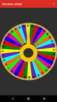 Numbers Wheel- Spin the Wheel Screen Shot 1