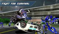 Angry Bull Attack Robot Transforming: Bull Games Screen Shot 12
