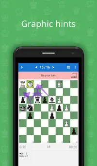 Mate in 1 (Chess Puzzles) Screen Shot 1