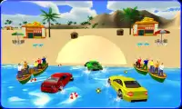 Water Surfing Car Racing 3D Screen Shot 4