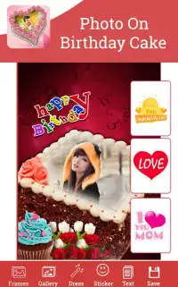 Photo On Birthday Cake Screen Shot 4