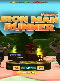 Iron Man Subway Runner Screen Shot 4