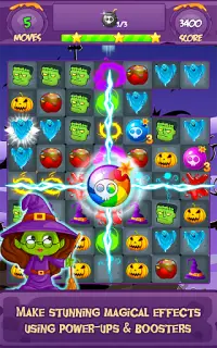 Witch Splash 2020 - Candy Connect Puzzle Screen Shot 13