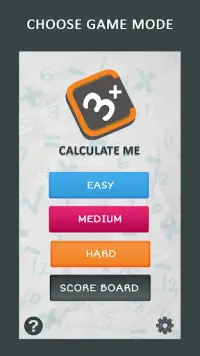 Calculate Me - Maths Game Screen Shot 0