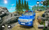 شرطة الطرق الوعرة جيب 4X4 القيادة وسباق محاكي Screen Shot 5
