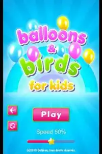 balões e pássaros Screen Shot 0