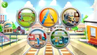 Learn Letter Names and Sounds with ABC Trains Screen Shot 0
