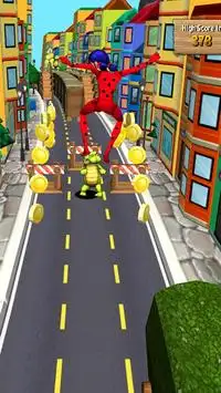 Subway Lady bug Adventure Running Game 3D Screen Shot 6