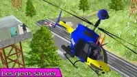 neuf secours hélicoptère Sim Screen Shot 1