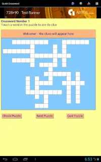 Quick Crossword Screen Shot 9