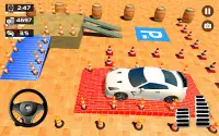 駐車場の車の運転：事前の車のゲームの駐車場 Screen Shot 1