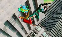 Веревка Web Swing Hero: преступная битва за ночь Screen Shot 4