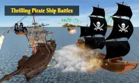 Caribbean Sea Outlaw Pirate Ship Battle 3D Screen Shot 2