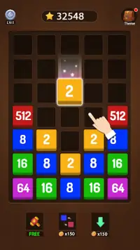 Merge Block-Puzzle games Screen Shot 1