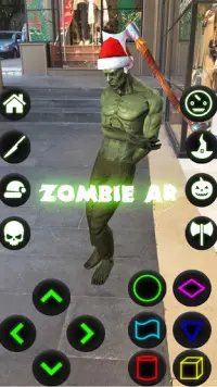 Green Alien Zombie Dance Challenge Ar - Augmented Screen Shot 1