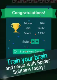 Spider Solitaire - Classic Solitaire Card Games Screen Shot 7