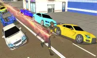 Super Black flash speed lightning hero:Flash Game Screen Shot 1