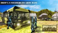 US Army Transport Bus Driver Duty: Army Bus Game Screen Shot 0