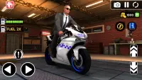 Полицейский мотоциклист Screen Shot 5